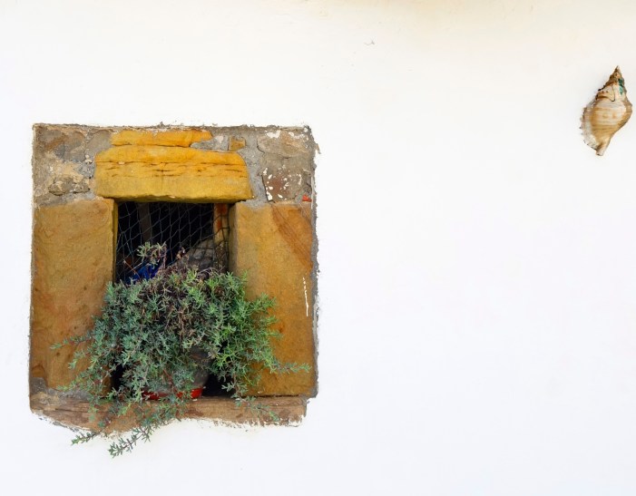 Ventana con concha  (Tazones)